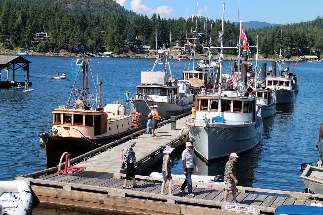 Heritage boats at Pender Harbour Days in July. penderharbourdays.ca Photo by Camp Cutthroat Creative
